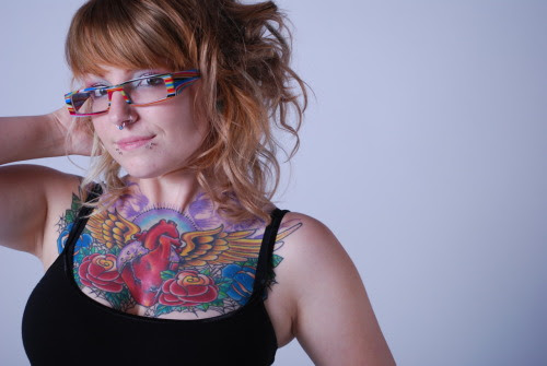 tattooed girl