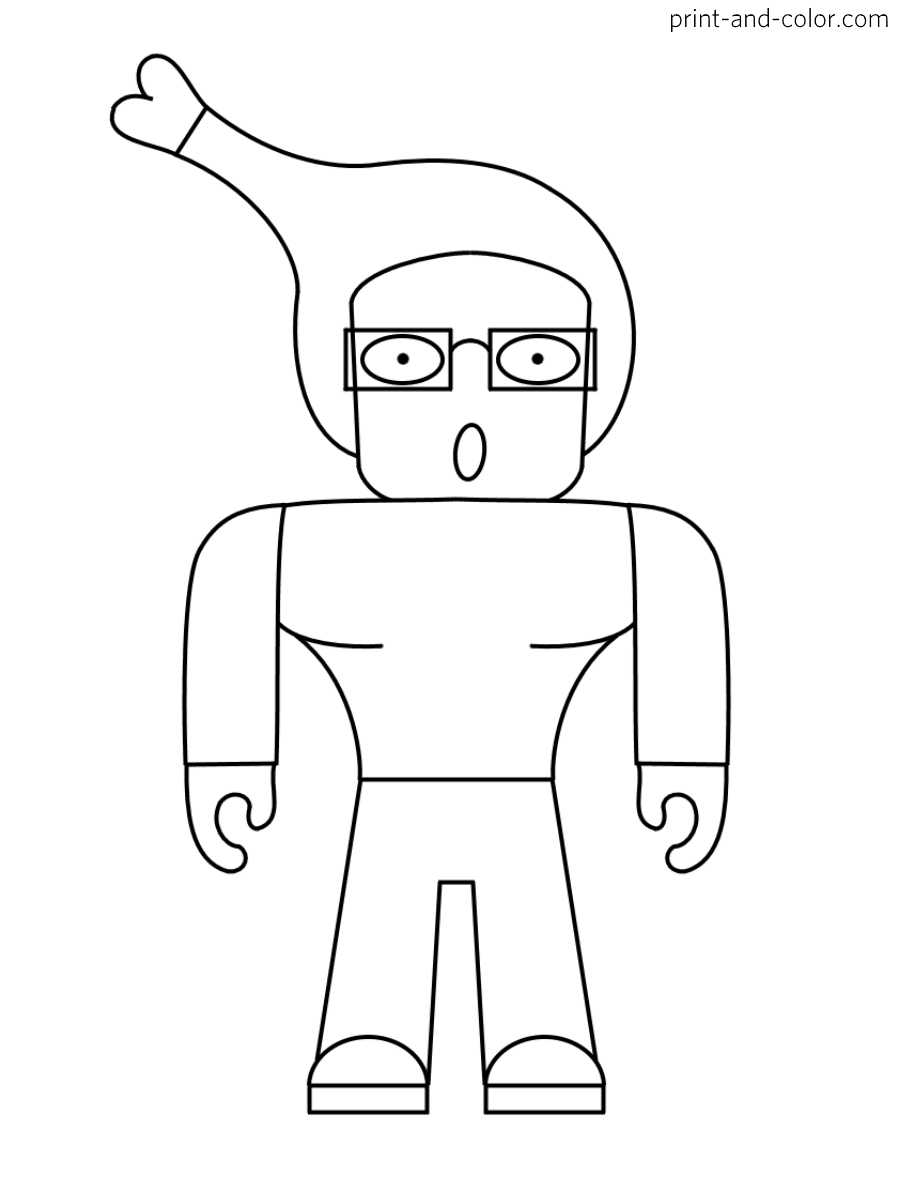 Roblox coloring pages | Print and Color.com