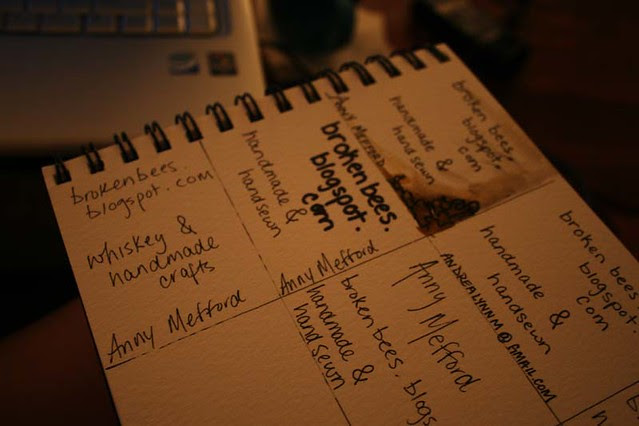 Business Cards in progress