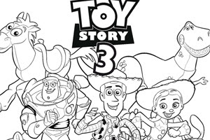 トイストーリー ぬりえ 無料 みるかべ