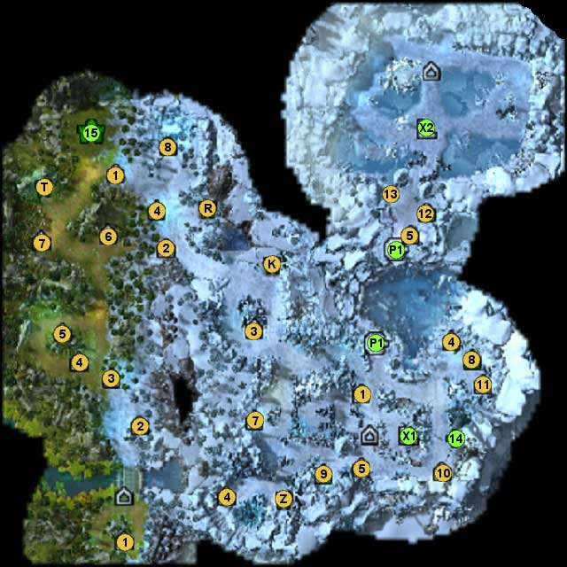 Map 2: surface, locations | Mission 2: Faint Hope - maps ...