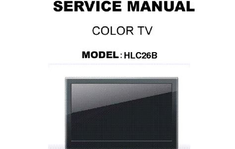 Download Link service manual haier hlc26 color television Audible Audiobooks PDF