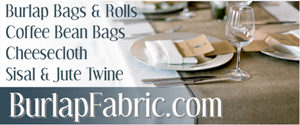burlap fabric and rolls