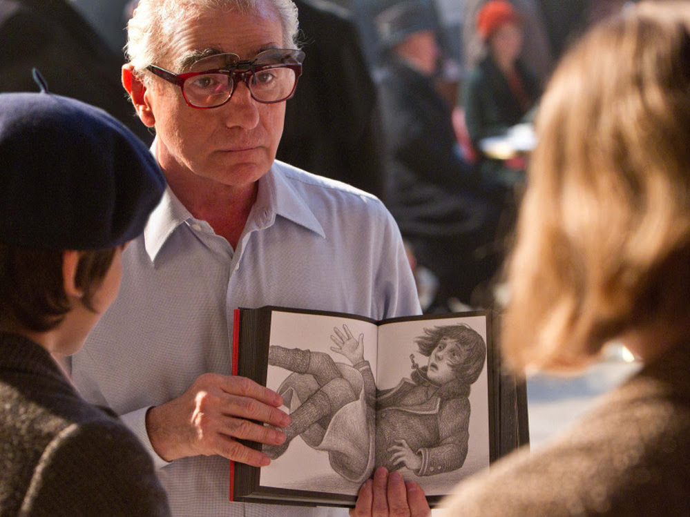  For his new film, director Martin Scorsese worked to re-create the scenes of Brian Selznick's illustrated children's book The Invention of Hugo Cabret. 