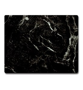 Instant Counter Glass Burner Cover Black Marble (look) Cutting Board