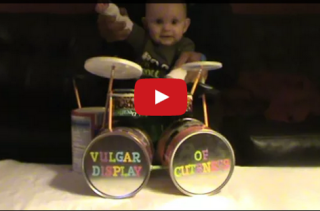 This Baby Drumming To Pantera Is SO METAL And Cute