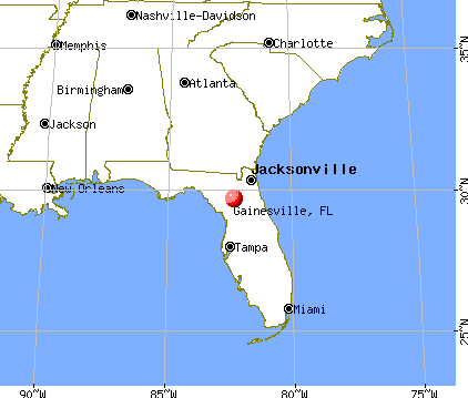 Gainesville, Florida (FL) profile: population, maps, real estate 