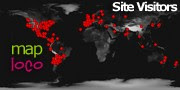 Locations of Site Visitors