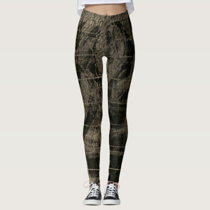 Digitally Simulated Snakeskin Full Length Leggings