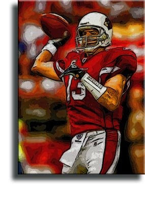 Completely Handpainted American Football Sport Painting, Custom Order FL3853, Oil on Canvas, with Option to Paint Jerry, Brett & Co. from Any Other Favorite Photograph or Picture, Unframed, Size 24
