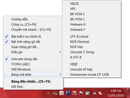 unikey-taskbar