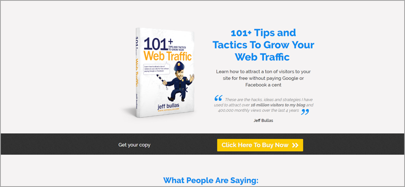 having no landing pages on your blog for mistakes bloggers make