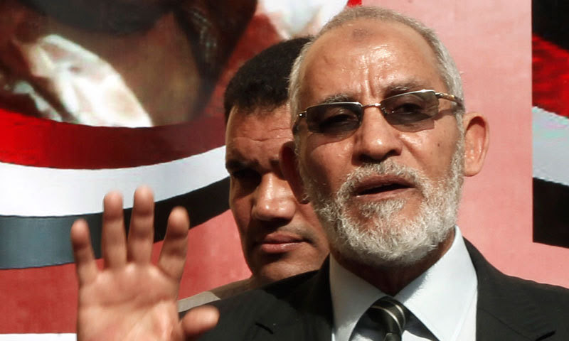 Muslim Brotherhood leader Mohamed Badie — File photo