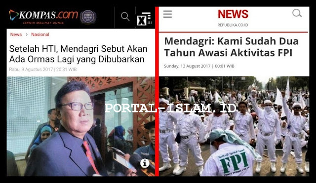 Mendagri: Kami Sudah Dua Tahun Awasi Aktivitas FPI, Netizen: Berani Bubarin FPI, Jihad Kita!