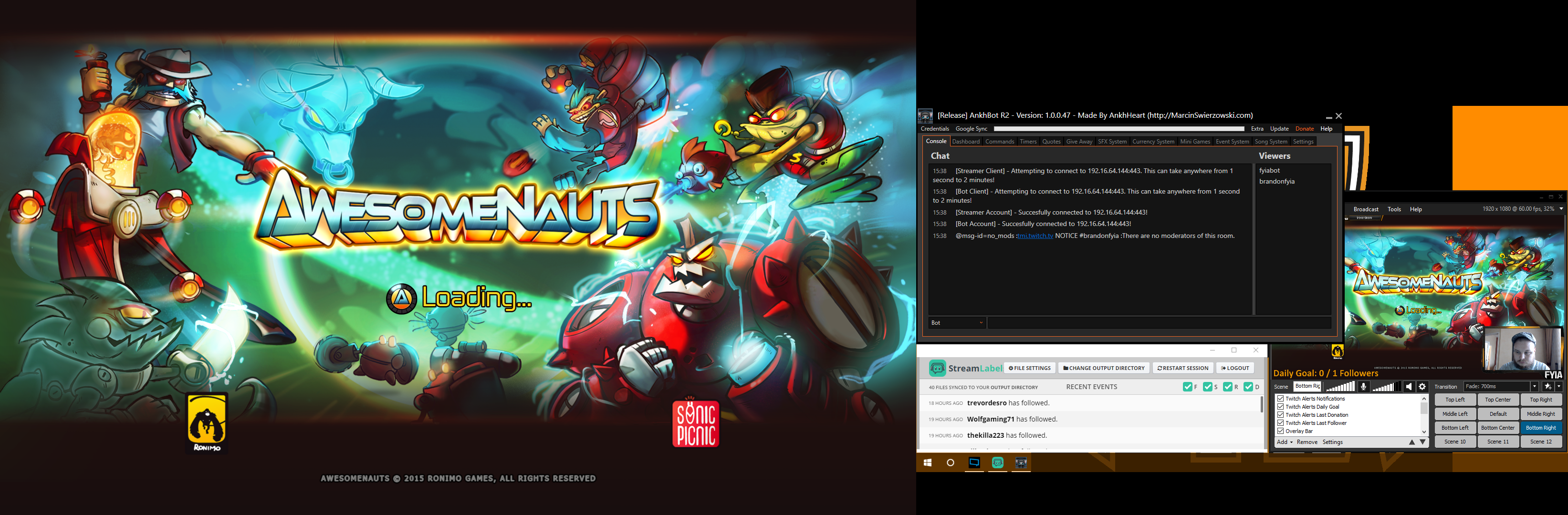 Stream Setup/Monitor Layout (Programs, Chats, etc.) : r/Twitch