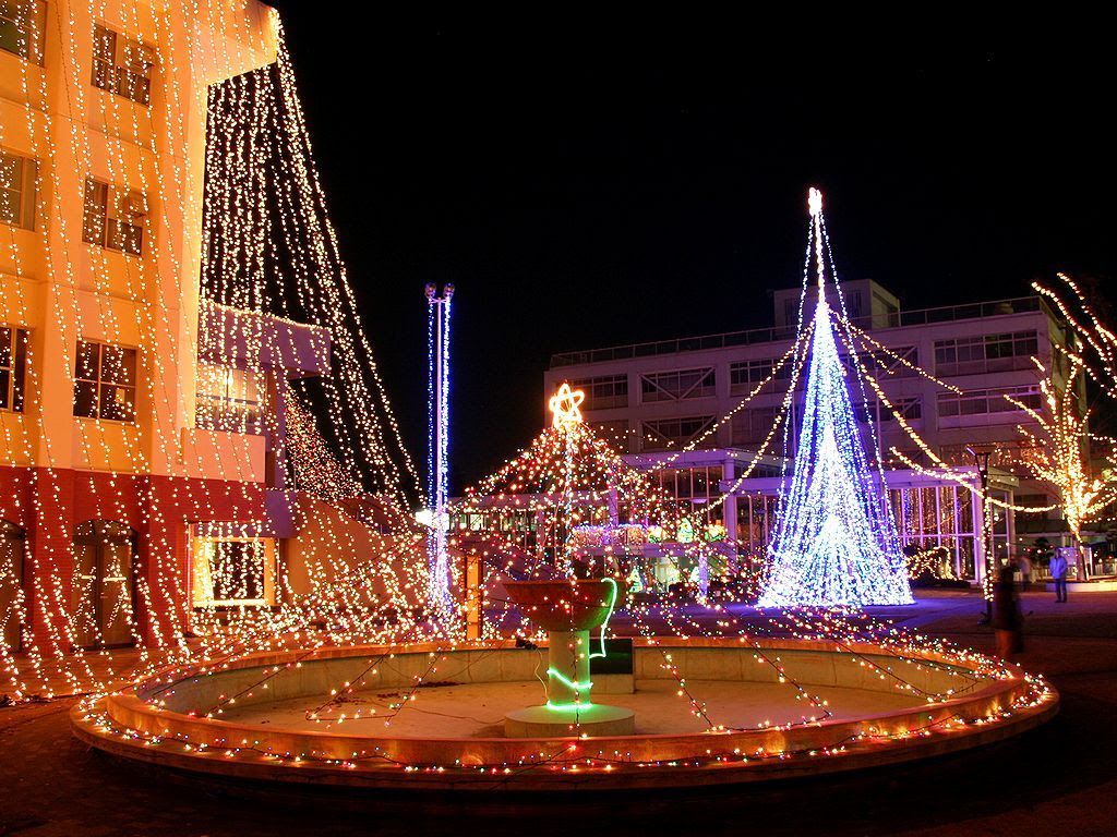 コミセンおの 小野市市民会館クリスマスイルミネーション 壁紙写真集 無料写真素材