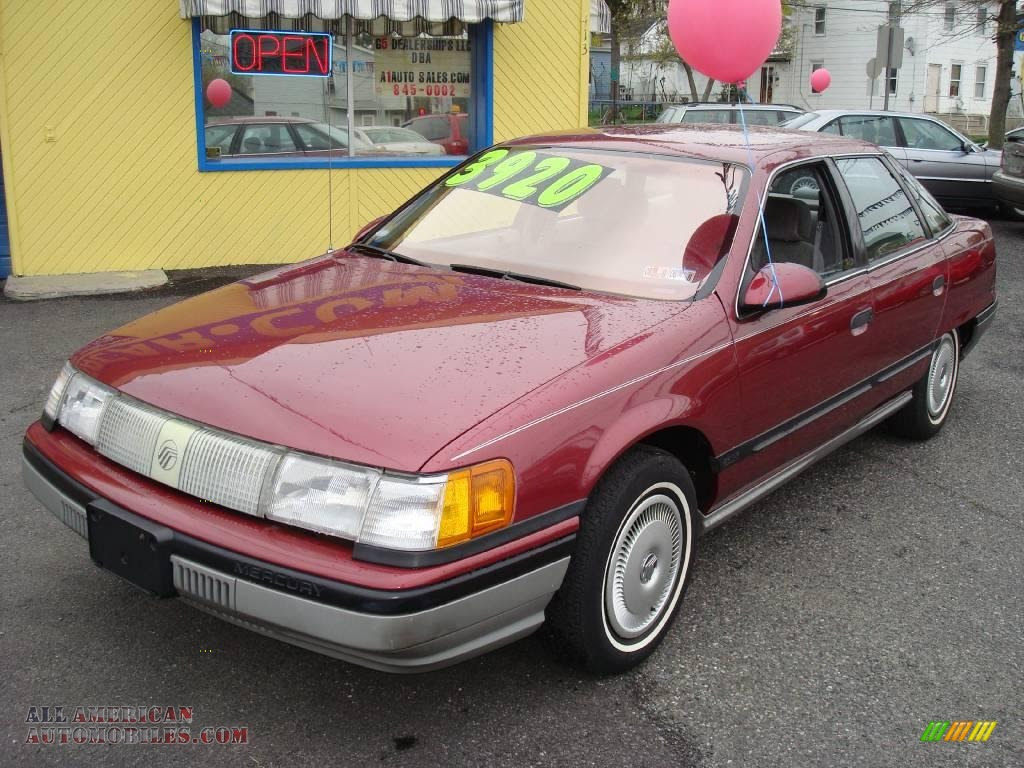 1987 Mercury Sable GS Sedan in Bright Red Pearl Metallic - 657383 | All