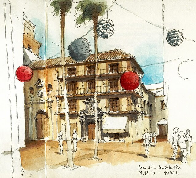 Málaga, Christmas decoration