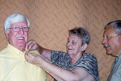 Dad getting pinned
