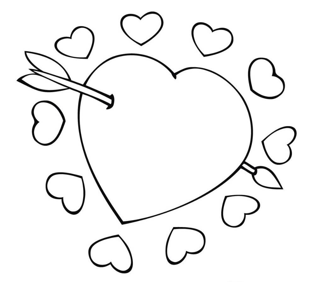 Download Broken Heart Coloring Pages at GetColorings.com | Free printable colorings pages to print and color