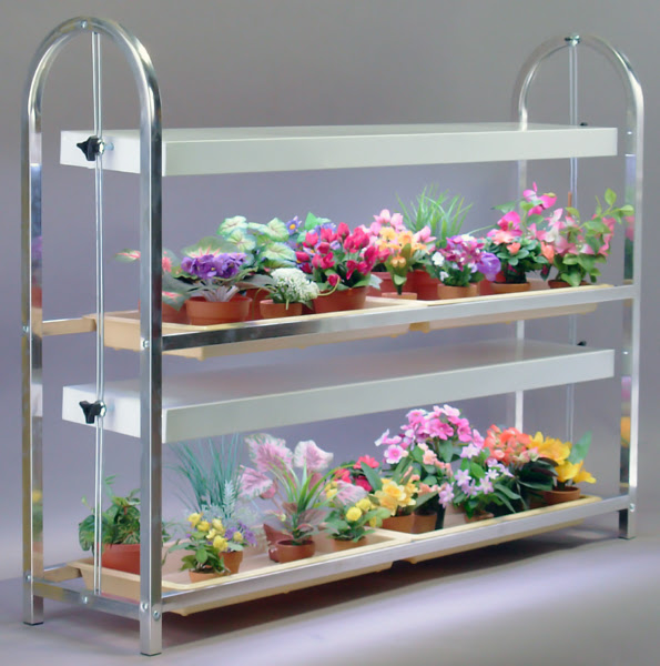 Indoor Greenhouse & Seed Starter System Dual Shelf & Tray ...