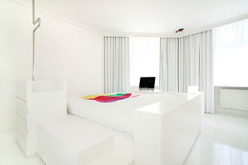 Elegant White Interior of Fox Hotel