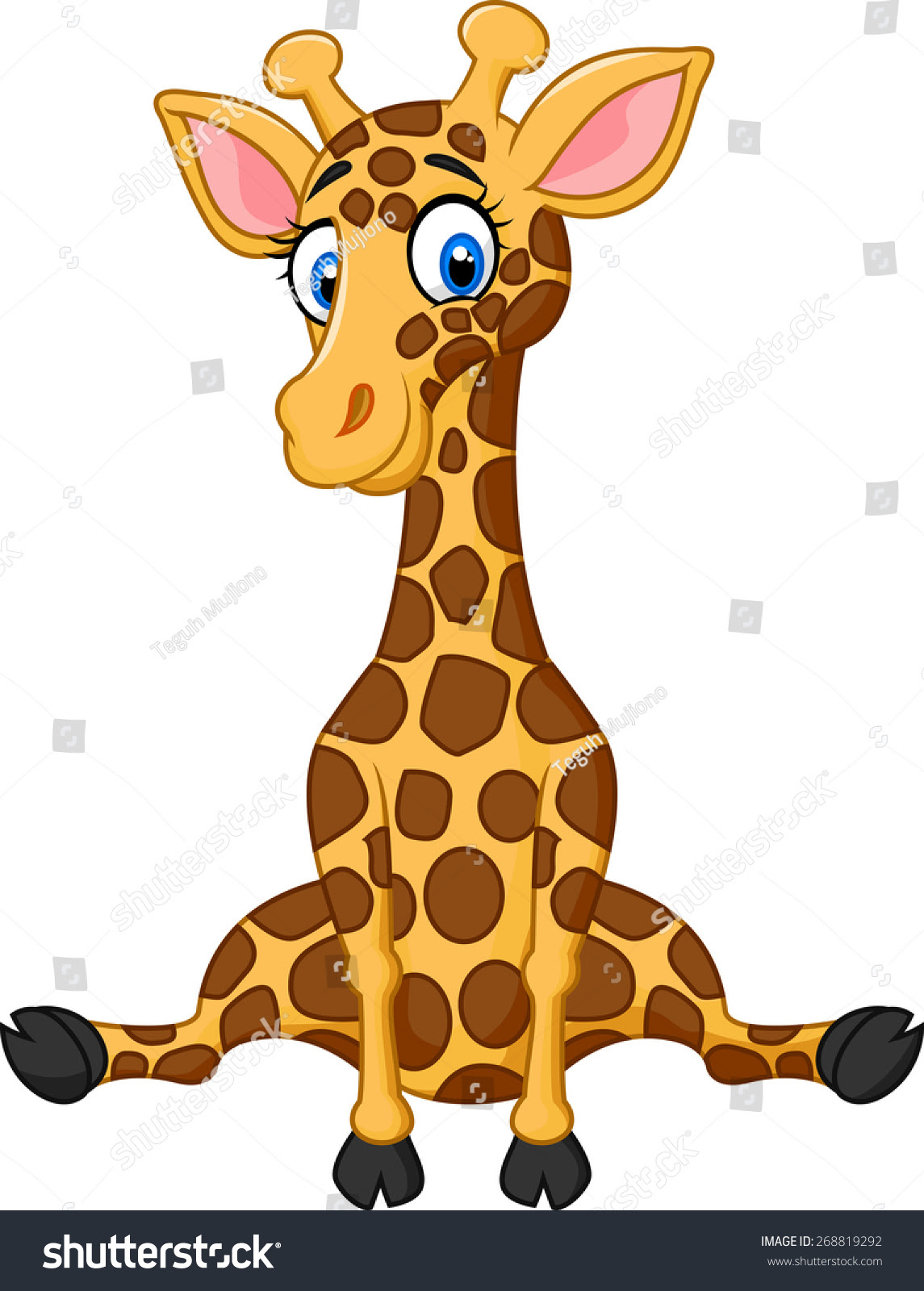 Free Free 246 Cartoon Baby Giraffe Svg SVG PNG EPS DXF File