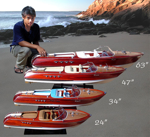 Riva Aquarama Wooden Speed Boat Model - Craft Boat - Buy Wooden ...