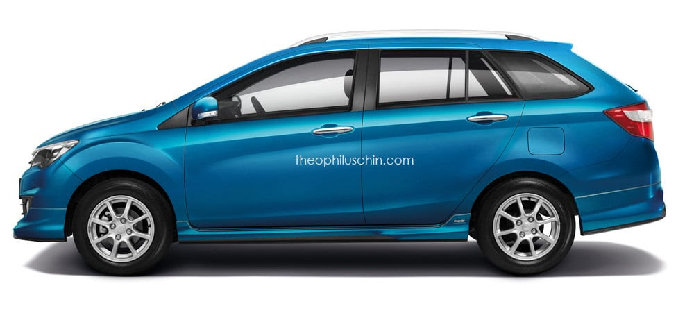 Perodua Bezza Wagon rendered, cheap estate anyone?