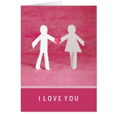 People Holding Hands Paper Cut Out. with paper cut out figures