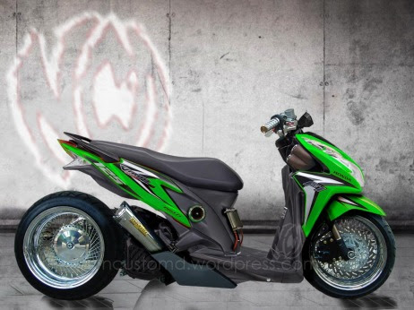 DESAIN INSPIRASI MODIF HONDA TECHNO 125 PGM-FI  Oto2's Custom