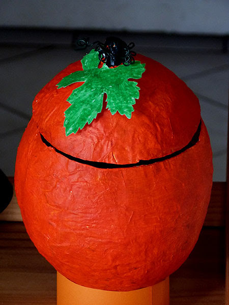 potiron en papier mâché