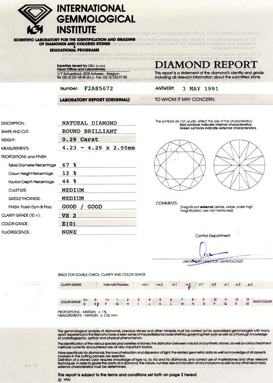 Original-Foto 9, DIAMANT BRILLIANT IGI HOCHFEINES WEISS RIVER VS