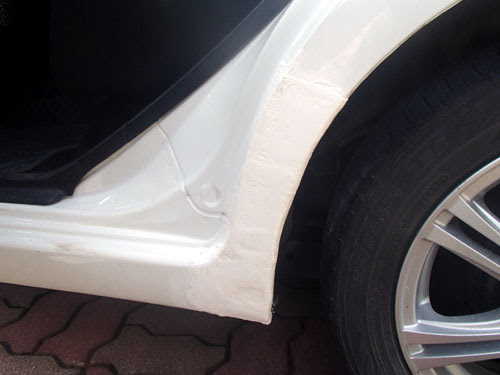 Diyで車の大サビfrp補修 前編 ｄｉｙまにあ