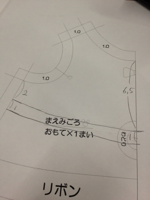 無料型紙と100円ショップの手ぬぐいを使ったダッフィー シェリーメイのワンピースの作り方1 もふもふ手作り日和 楽天ブログ