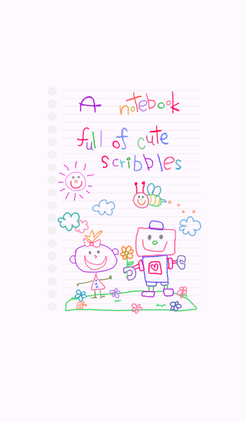 ノートにかわいい落書き 25 Line着せかえ 360円