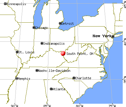 South Point Ohio Map South Point, Ohio (OH 45680) profile: population, maps, real 