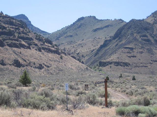 Entrance to DeGarmo Canyon