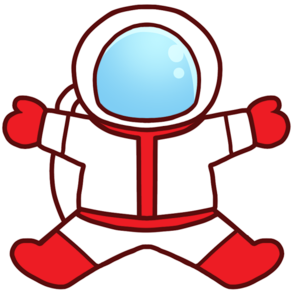 宇宙飛行士のイラスト かわいいフリー素材が無料のイラストレイン