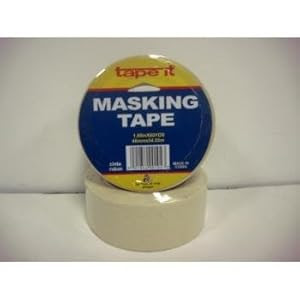 Tape it Masking Tape 1.89 in x 60 Yards, 48mm x 54.55m