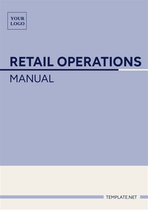 Download Store Operations Manual Template (PDF / ePub)
