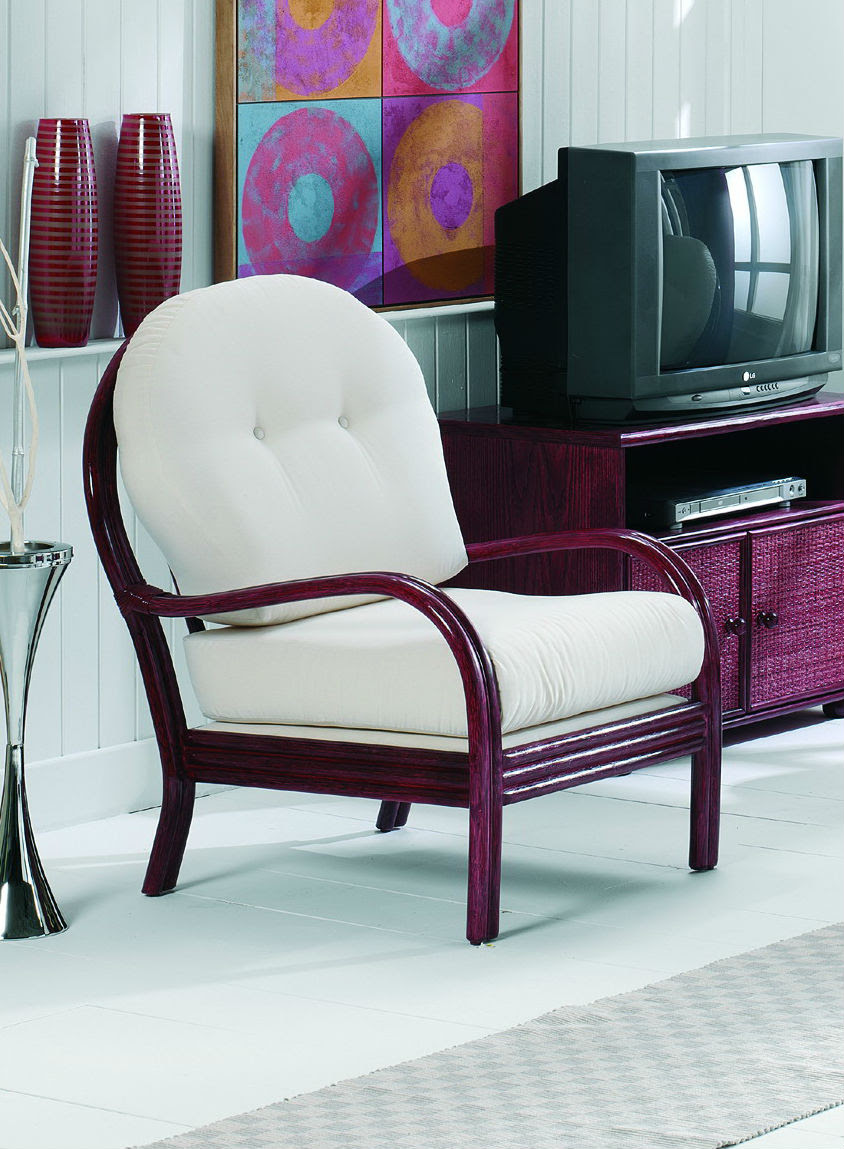 Fauteuil de salon en rotin - Brin d'Ouest