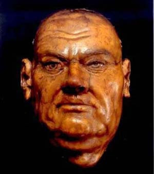 Image result for luther death mask