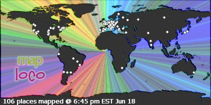 Locations of Site Visitors