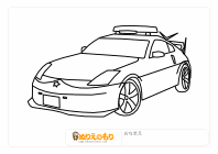 ぬりえのもり 乗り物のぬりえ