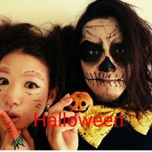 ハロウィンフェイスペイント 仮装ヘアメイクやってます ヘアメイクリブ スタッフブログ 大阪 心斎橋のヘアメイクスタジオリブ Hairmake Studio Lib