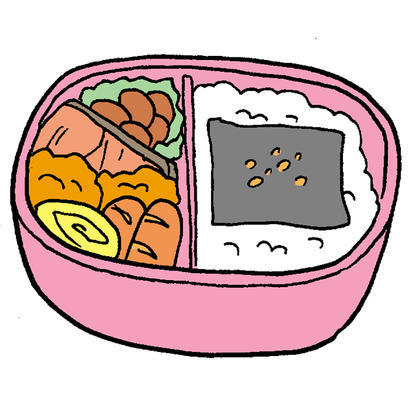 お弁当４のイラスト かわいいフリー素材が無料のイラストレイン