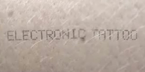E-ink Tattoo é um bom representante da Organic Technology, pois é uma tinta 