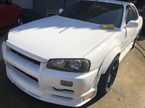 地元でドリ車を洗車 かなり綺麗に スーパーgtドライバー 松田次生 ブログ