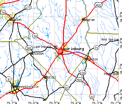 Laurinburg North Carolina Map Laurinburg, North Carolina (NC 28352) profile: population, maps 